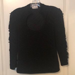 Joseph Ribkoff NWOT  size 4 black top